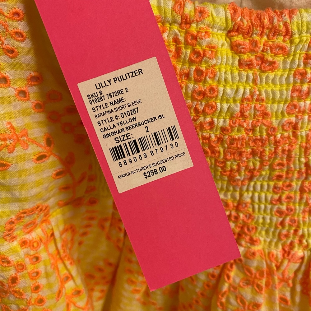 Lilly Pulitzer Size 2 Sarafina short sleeve dress - Picture 2 of 5